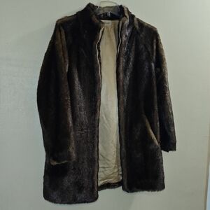 Westbound Dark Brown Fur Coat